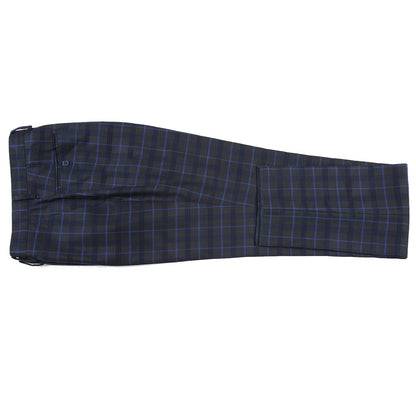 293-27 Men's Classic Fit Checked Suits - Image 9