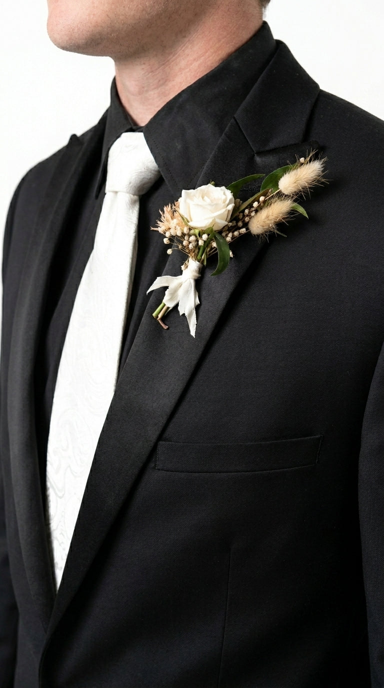 Men’s Black Tuxedo Western Blazer – Cowboy Style Formal Sport Coat Jacket for Dinner Jacket