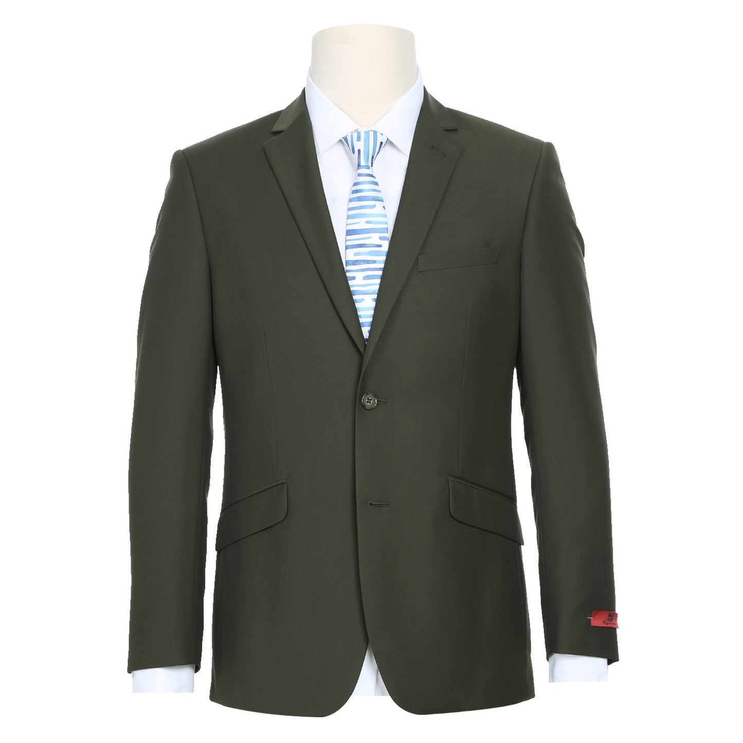 Renoi Designer Suit 201-10 Men's 2-Piece Slim Fit Single Breasted Notch Lapel Suit
