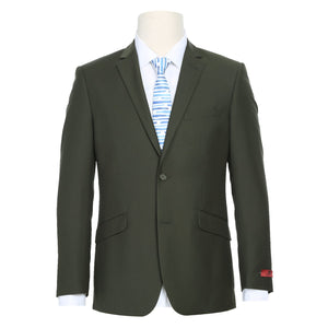 Renoi Designer Suit 201-10 Men's 2-Piece Slim Fit Single Breasted Notch Lapel Suit
