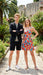 Men’s Black Summer Business Suit with Shorts Pants Set