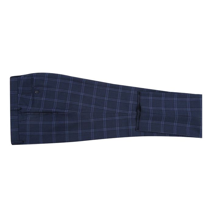 293-22 Men's Slim Fit Checked Suits - Image 9