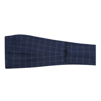 293-22 Men's Slim Fit Checked Suits - Image 9