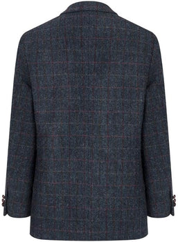 Walker and Hawkes Harris Tweed Blakemore Blazer for Men - Hand-Woven Wool Tweed Jacket with Polyester Lining, Regular Fit