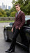 Men’s Burgundy Paisley Blazer Sport Coat – Velvet Dinner Jacket floral in Maroon Wine Color Ultra Slim Fit Smoking Jacket