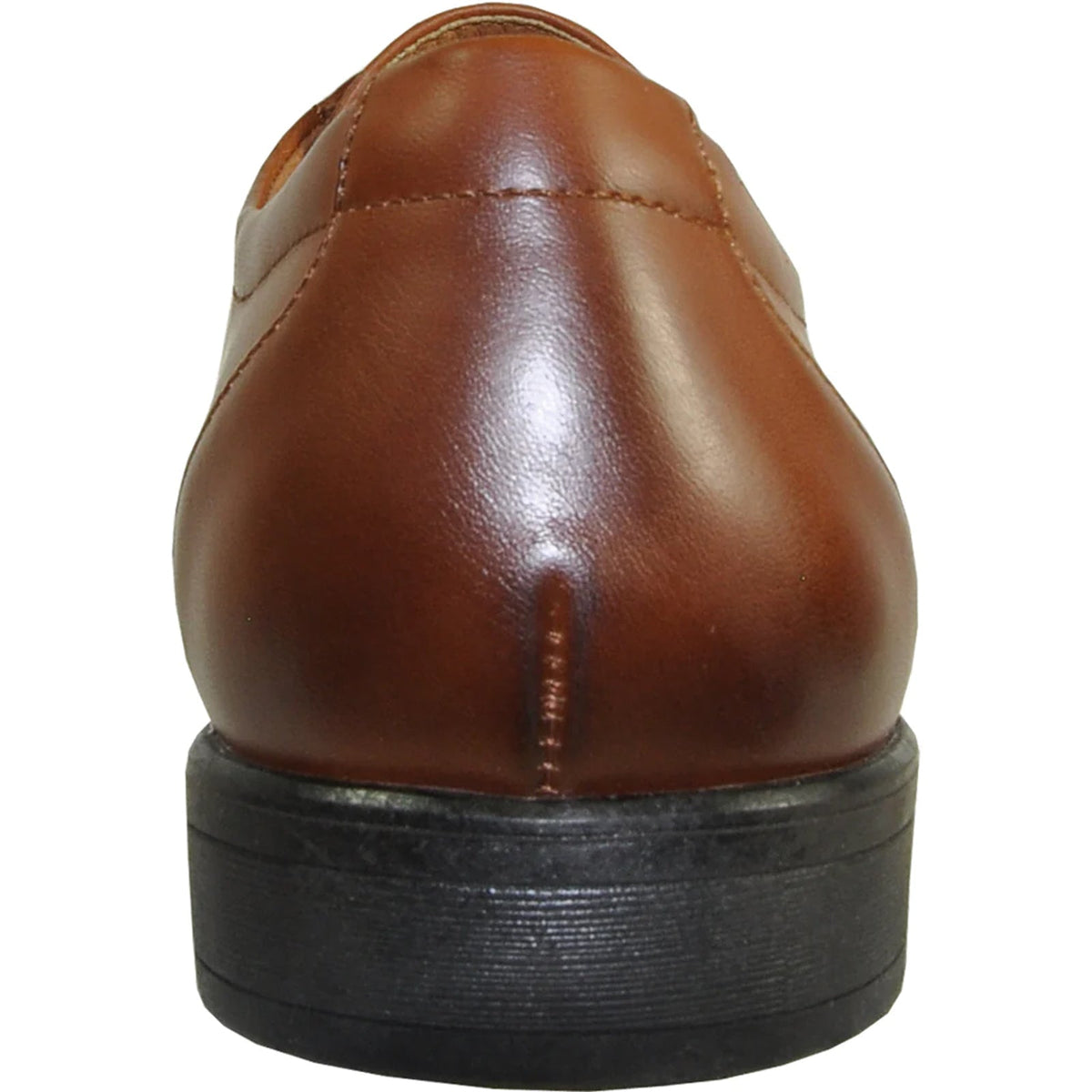 Bravo Mens Vintage Style Oxford Cap Toe Dress Shoe in Antique Brown
