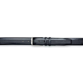 Mezlan Leather and Deerskin Belt