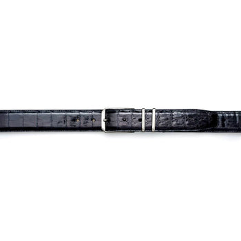 Mezlan Crocodile Leather Belt - Luxury Men's Accessory