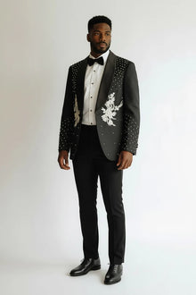 Affordable Black Suit With Silver Accents for Men: Big Savings MensUSA Affordable Black Suit With Silver Accents for Men: Big Savings MensUSA