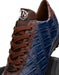 Marco Di Milano Saulo Men's Shoes Blue & Brown Exotic Ostich / Alligator Casual Sneakers