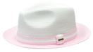 Bruno Capelo Antonio Collection White/Light Pink Hat
