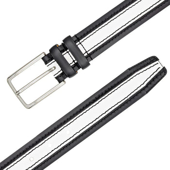 Mezlan Two-Tone Leather Belt