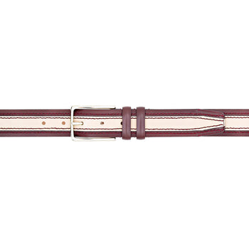 Mezlan Two-Tone Leather Belt for Men