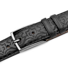 Mezlan Laser-Print Calfskin Belt