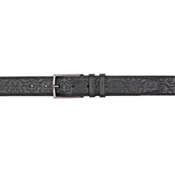 Mezlan Laser-Print Calfskin Belt