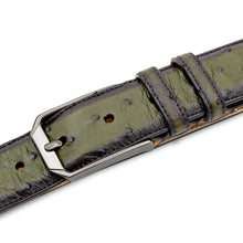 Mezlan Ostrich Skin Belt