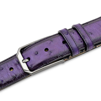 Mezlan Ostrich Skin Belt