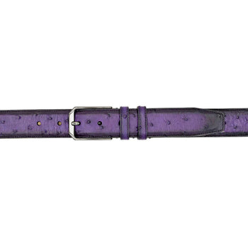 Mezlan Ostrich Skin Belt