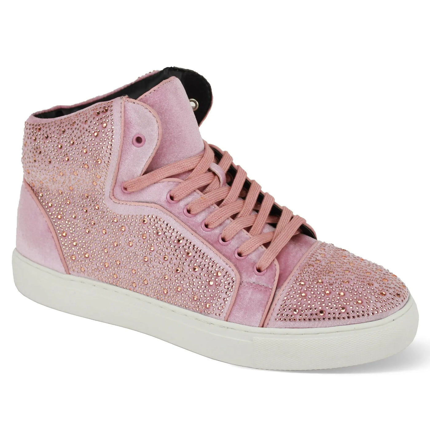 Exclusive Flash in Green Jeweled High Top Sneakers main image 0