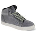 Flash in Silver Jeweled High Top Sneakers by After Midnight