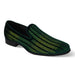 Marco Velvet Rhinestone Smoker Slip-On Loafers