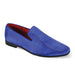 Vito Velvet Rhinestone Slip-On Smoking Loafers