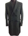 Alberto Nardoni Authentic Men's Dress Coat Olive Double Breasted Peak Lapel 6 Buttons Wool Over Winter Men's Topcoat Sale