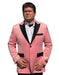 Alberto Nardoni Brand Ligth Pink Velvet Tuxedo velour Men's blazer Jacket Available Big Sizes
