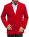 Alberto Nardoni Brand Red Velvet ~ velour Men's blazer Jacket Cheap Priced For Men ~ Sport Coat Jacket