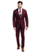 Alberto Nardoni Men'S Burgundy ~ Maroon Suit Men'S Blazer Jacket & Pants