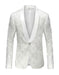 Alberto Nardoni Brand White Paisley Shawl Collar Tuxedo Dinner Jacket & Men'S Blazer Sport Jacket