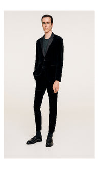 Alberto Nardoni Brand Men'S Black Cheap Priced Designer Fashion Dress Casual Men'S Blazer Jacket For Men On Sale Velvet Suit Blazer