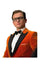 Alberto Nardoni Brand Orange Velvet Tuxedo Blazer - Sport Coat~ Sport Coat Jacket Tuxedo With Black Lapel  + Black Pants