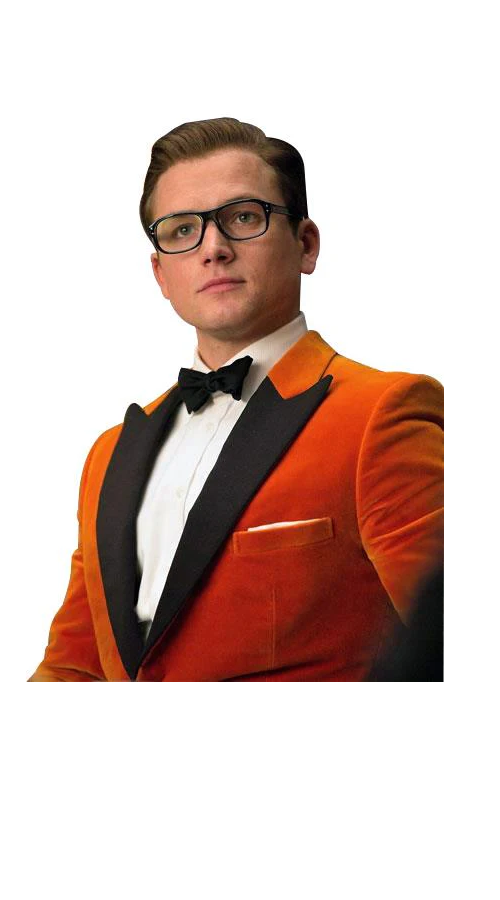 Alberto Nardoni Brand Orange Velvet Tuxedo Blazer - Sport Coat~ Sport Coat Jacket Tuxedo With Black Lapel  + Black Pants