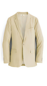 Alberto Nardoni Brand Sand Linen Blazer For Men