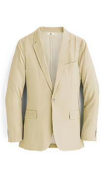 Alberto Nardoni Brand Sand Linen Blazer For Men