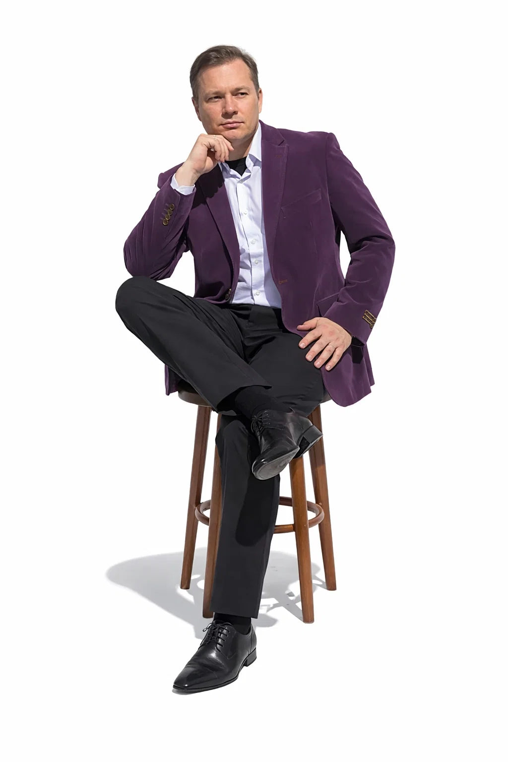 Alberto Nardoni Brand  Purple Velvet