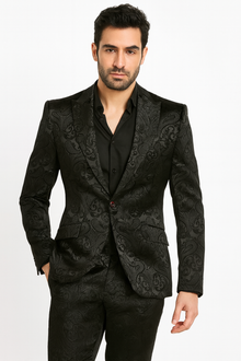 Alberto Nardoni Brand Men's Blazer Black
