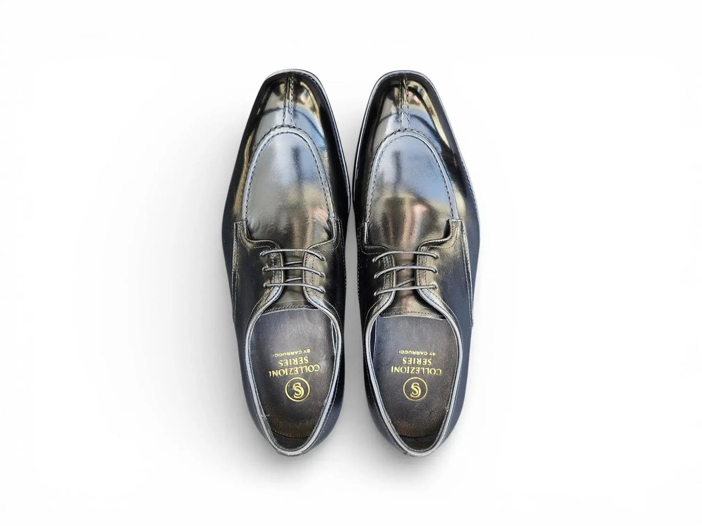Carrucci Allen Split Toe Derby - Luxury Leather Dress Shoe