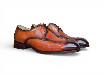 Carrucci Allen Split Toe Derby - Luxury Leather Dress Shoe