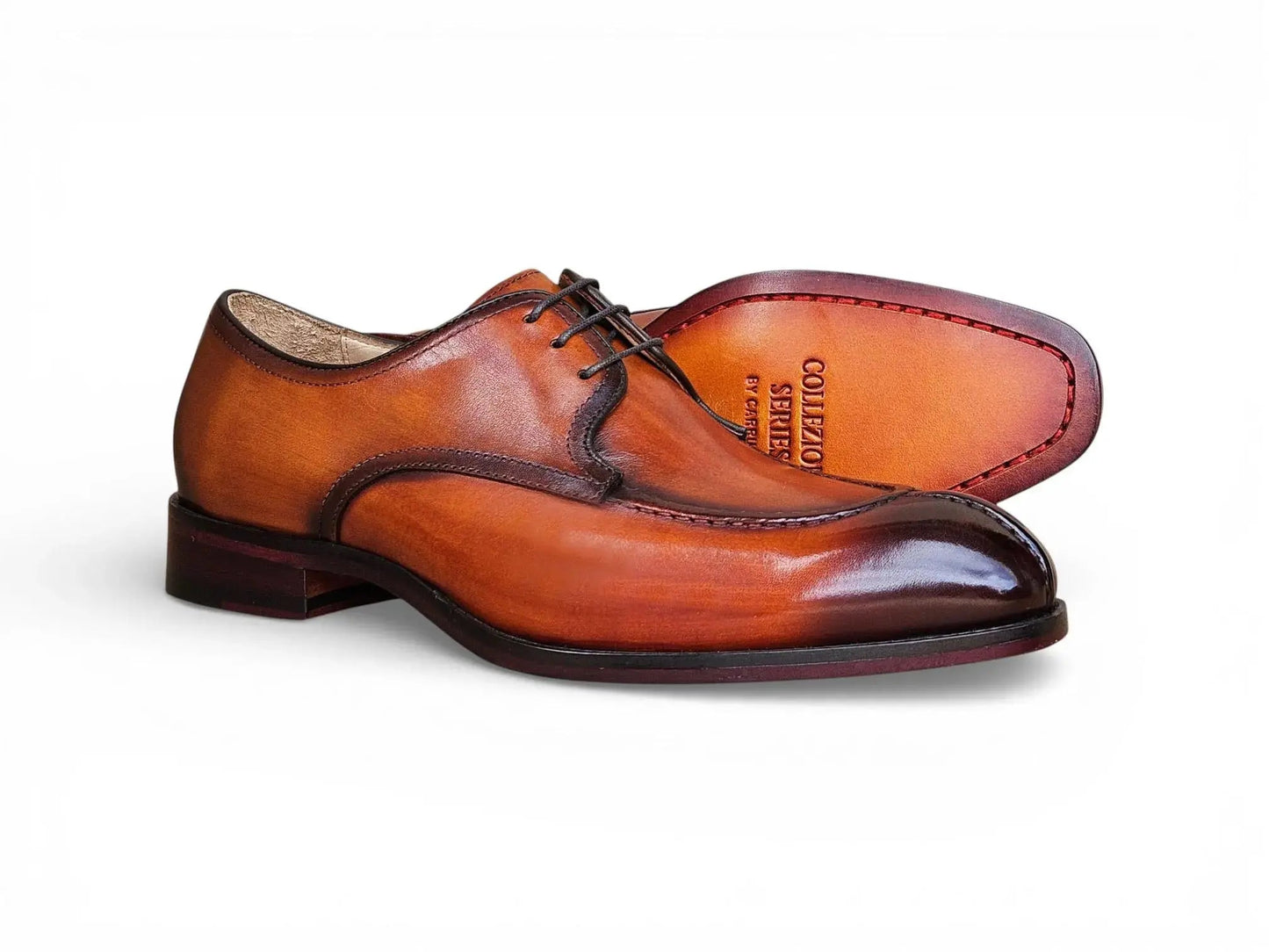 Carrucci Allen Split Toe Derby - Luxury Leather Dress Shoe