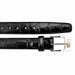 Belvedere Alligator Belt- Black