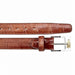 Belvedere Alligator Belt- Cognac