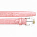 Belvedere Alligator Belt - Pink Luxury Leather Belt