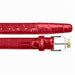 Belvedere Alligator Belt in Antique Red Luxury Shoe