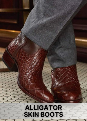 Alligator Skin Boots