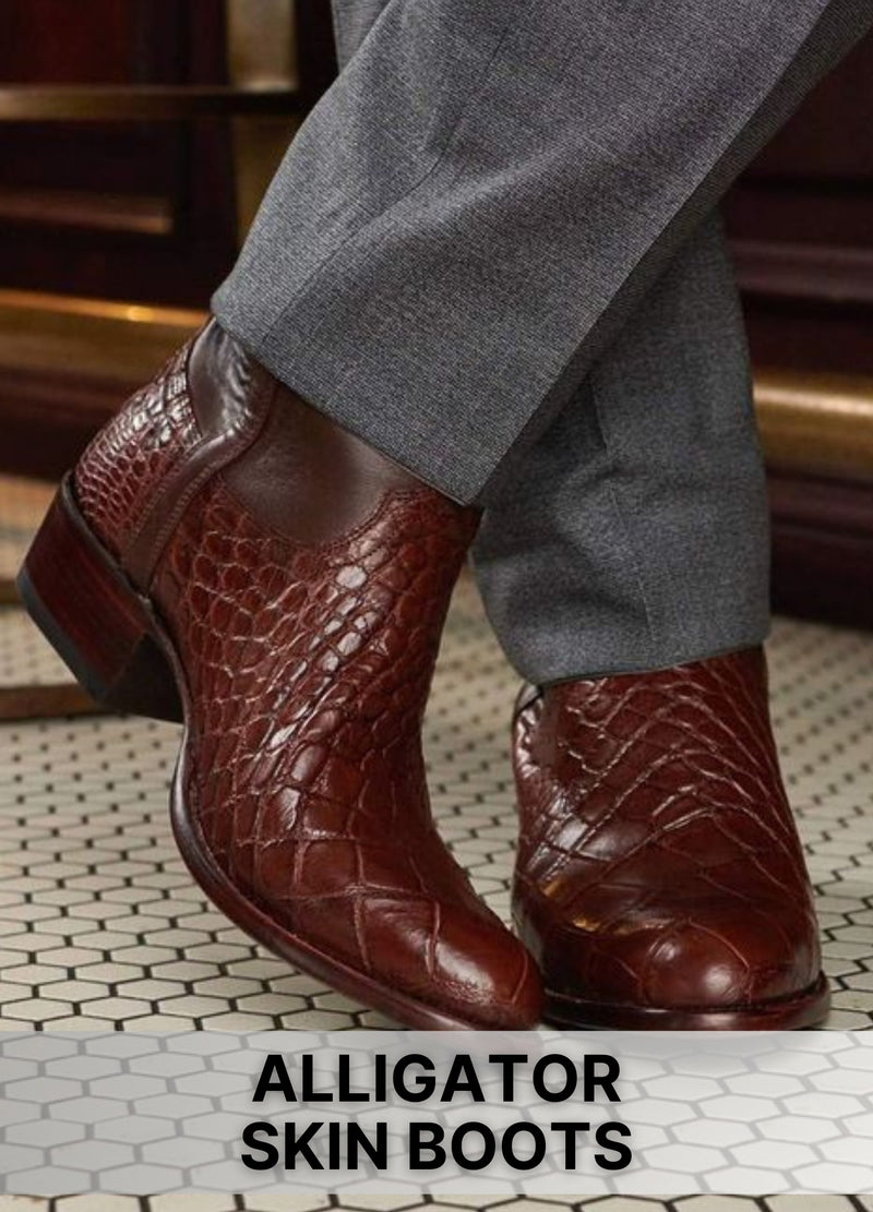  Alligator  Skin Boots 