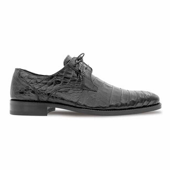 Anderson Black Genuine Crocodile Lace-Up By Mezlan Made In Spain Brand - Image 3