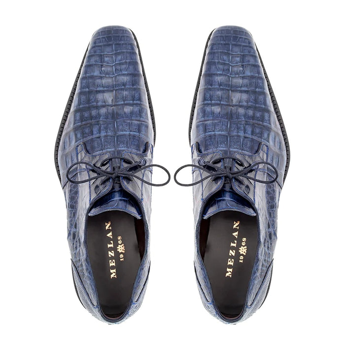 Mezlan Crocodile Derby Shoes - Mezlan Crocodile Derby Dress Shoes - Mezlan Dress Shoe On Sale