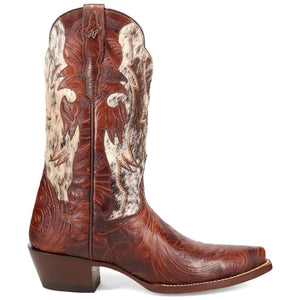 Dan Post Women's Andrinna Brown Snip Leather Western Boots - Image 2